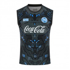 SSC Napoli Adult Ebony Training Soccer Singlet 2025