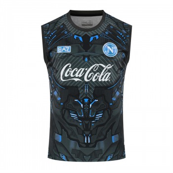 SSC Napoli Adult Ebony Training Soccer Singlet 2025