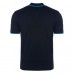 SSC Napoli Mens Navy Blue Representation Polo Shirt 23-24