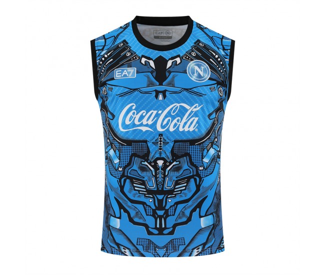 SSC Napoli Adult Sky Blue Training Soccer Singlet 2025