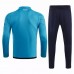 SSC Napoli Training Technical Soccer Tracksuit Blue 2020