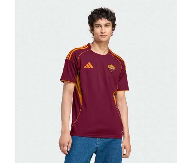 AS Roma Mens Home Authentic Jersey 25-26