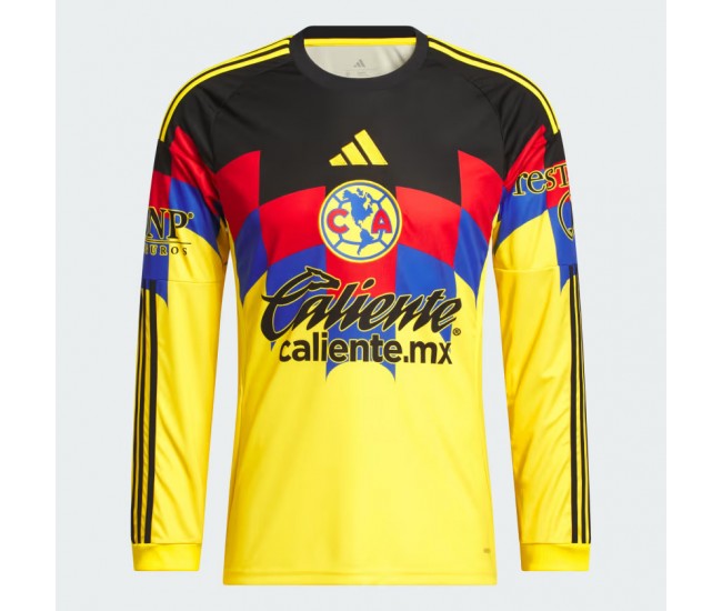 Club America Mens Home Long Sleeve Jersey 25-26