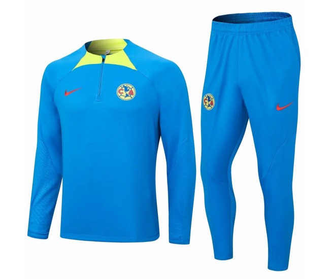 Club America Training Technical Football Tracksuit Blue 23-24