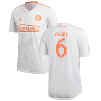 Men's Atlanta United FC Darlington Nagbe White 2018 King Peach Authentic Player Jersey