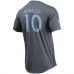 Men's New York City FC Maximiliano Moralez Gray 2018 Secondary Authentic Player Jersey