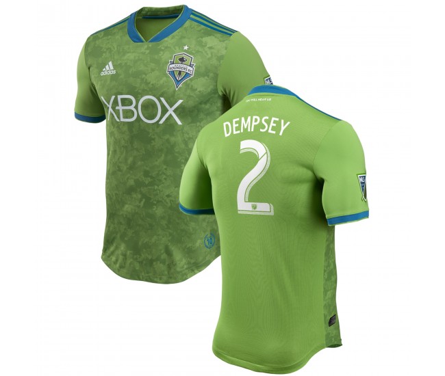 Men's Seattle Sounders FC Clint Dempsey Green 2018 Primary Authentic Player Jersey Men's Seattle Sounders FC Clint Dempsey Green 2018 Primary Authentic Player Jersey