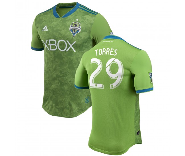 Men's Seattle Sounders FC Roman Torres Green 2018 Primary Authentic Player Jersey Men's Seattle Sounders FC Roman Torres Green 2018 Primary Authentic Player Jersey