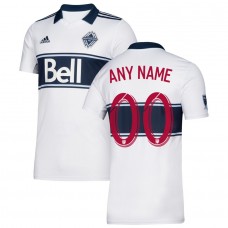 Men's Vancouver Whitecaps FC White 2019 Hoop Custom Jersey