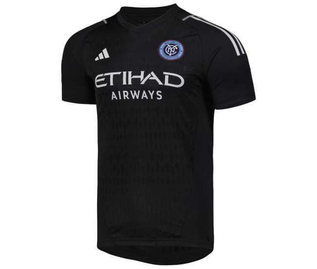 New York City FC Men's Black Goalkeeper Jersey 23-24