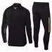 Algeria Black Gold Training Soccer Tracksuit 2020 2021