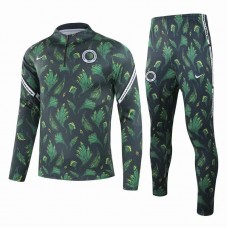Nigeria Training Technical Soccer Tracksuit Deep Green 2020 2021