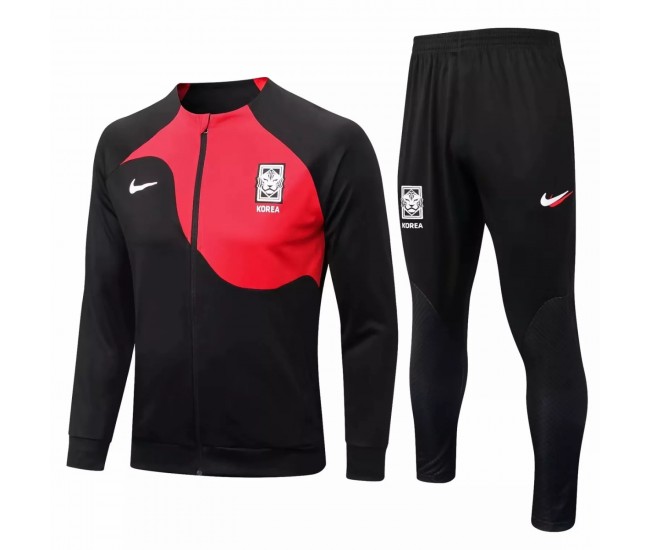 South Korea National Team Black Training Presentation Football Tracksuit 2022-23 South Korea National Team Black Training Presentation Football Tracksuit 2022-23