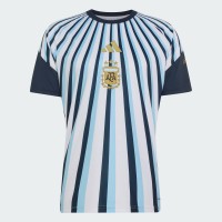 Argentina Mens Home Pre Match Soccer Jersey 2026