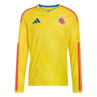 Colombia Mens Long Sleeves Home Jersey 26 