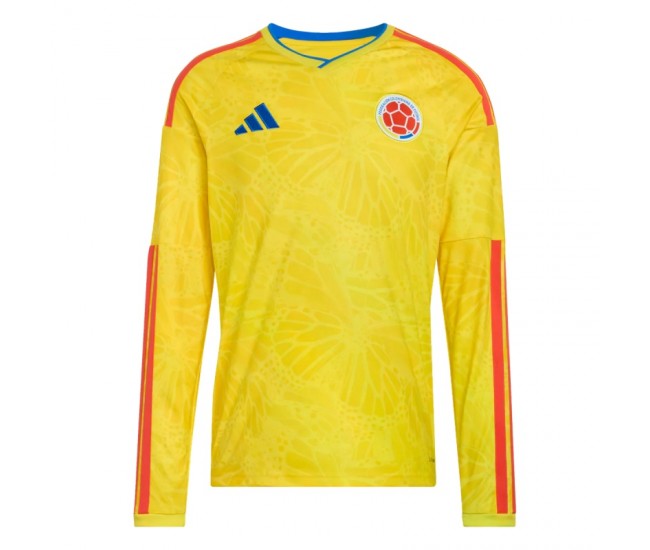 Colombia Mens Long Sleeves Home Jersey 26 
