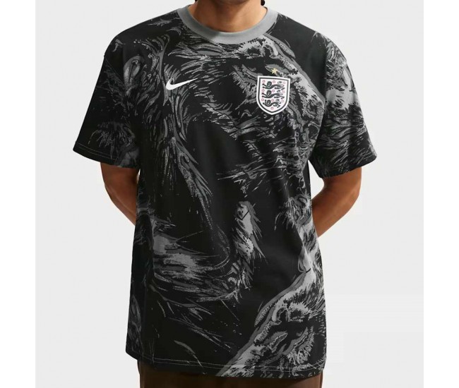 England Mens Allover Print Pre Match Jersey 2026