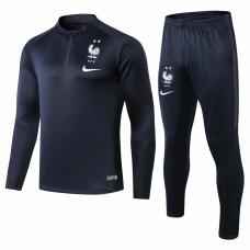 France Navy Training Technical Soccer Tracksuit 2019/20