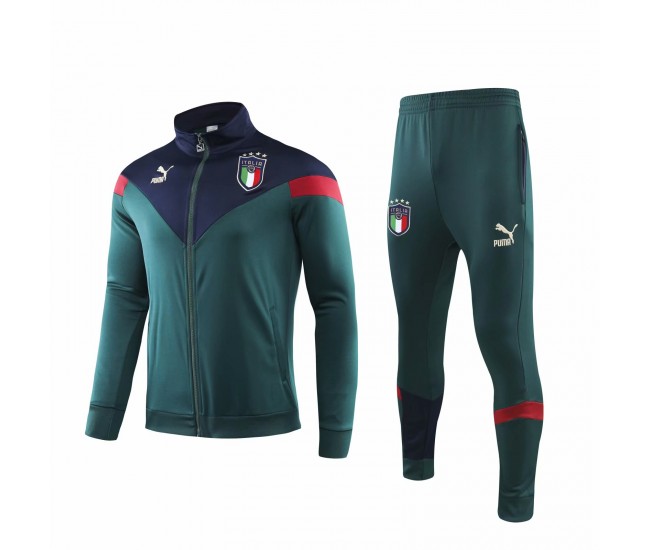 Italy Green Presentation Soccer Tracksuit 2019 2020