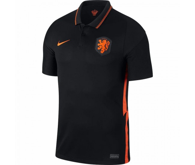 Netherlands National Away Stadium Replica Jersey Black Orange 2020 2021 Netherlands National Away Stadium Replica Jersey Black Orange 2020 2021