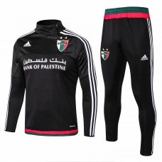 Palestine Black Training Technical Soccer Tracksuit 2015/16