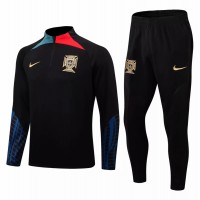 Portugal National Team Black Training Technical  Football Tracksuit 2022-23