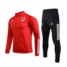 Wales Red Training Soccer Tracksuit 2020 Wales Red Training Soccer Tracksuit 2020