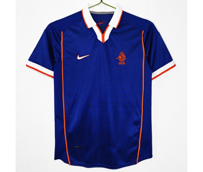 Netherlands National Team Away Retro Jersey 1998