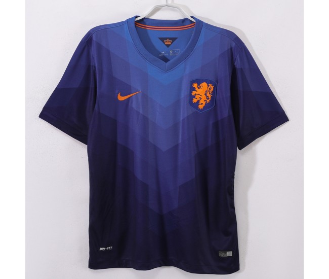 Netherlands National Team Away Retro Jersey 2014