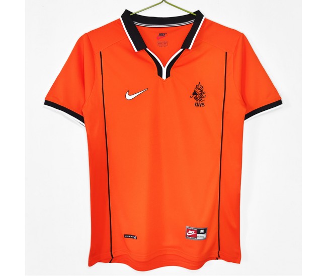 Netherlands National Team Home Retro Jersey 1998