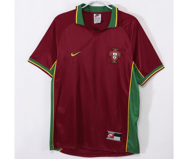 Portugal Home Retro Jersey 1998