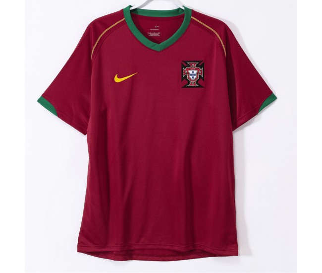 Portugal Home Retro Jersey 2006