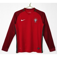 Portugal Home Long Sleeve Retro Jersey 2016