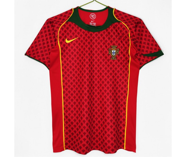 Portugal Home Retro Jersey 2004