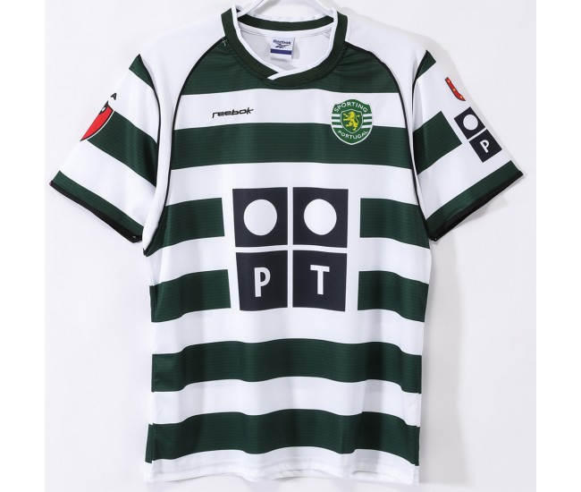 Sporting CP Home Retro Jersey 2001