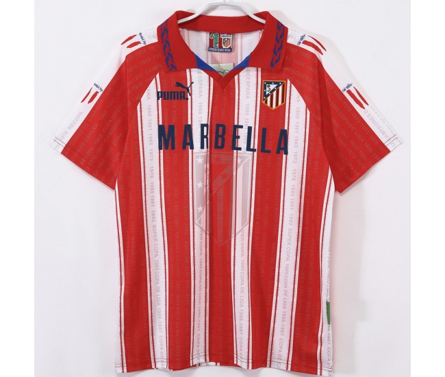 Atletico Madrid Home Retro Jersey 1995-96
