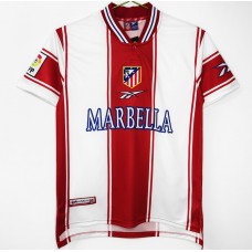 Atletico Madrid Home Retro Jersey 1999-00 Atletico Madrid Home Retro Jersey 1999-00