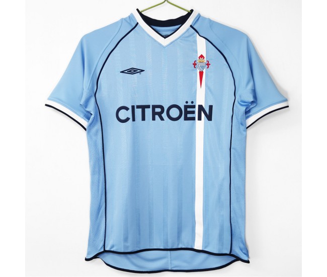 Celta Vigo Home Retro Jersey 2001-02