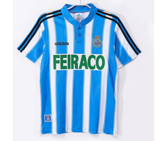 RC Deportivo Home Retro Jersey 1997-98