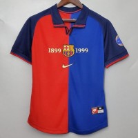 FC Barcelona Centenary Home Retro Jersey 1999
