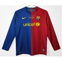 FC Barcelona Home Long Sleeve Retro Jersey 2008-2009