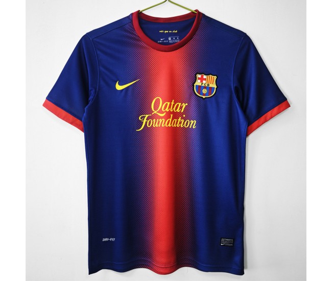 FC Barcelona Home Retro Jersey 2012-13