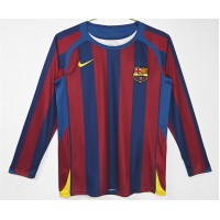 FC Barcelona Home Long Sleeve Retro Jersey 2005-2006