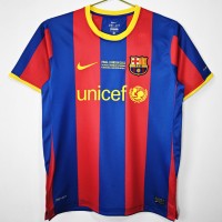 FC Barcelona Home UEFA Euro Retro Jersey 2010-11