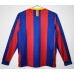 FC Barcelona Home UEFA Euro Long Sleeve Retro Jersey 2010-11