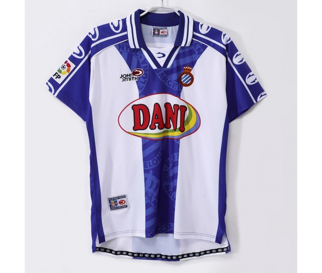 RCD Espanyol Home Retro Jersey 1999-20