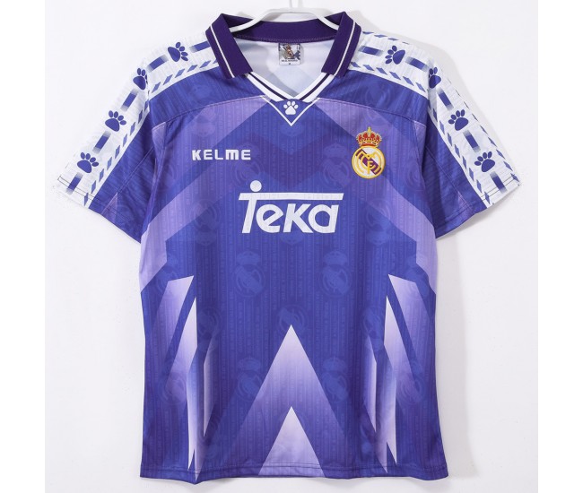 Real Madrid Away Retro Jersey 1996-97