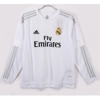 Real Madrid Home Long Sleeve Retro Jersey 2015-16