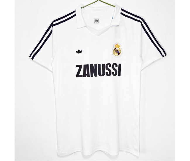 Real Madrid Home Retro Jersey 1984-85