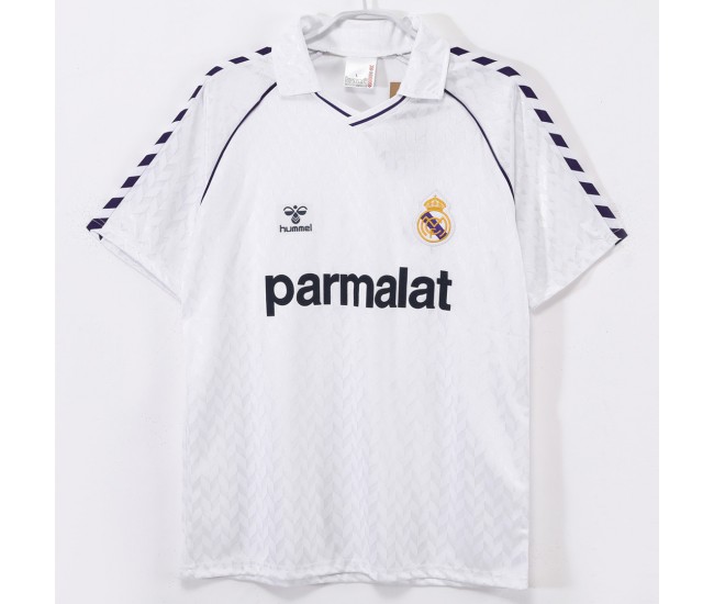Real Madrid Home Retro Jersey 1986-87
